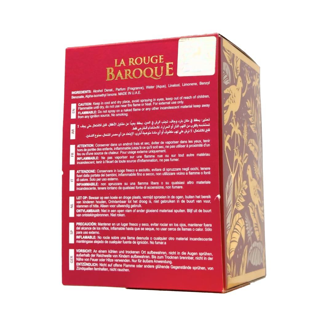 Maison Alhambra Perfume Baroque Rouge Extrait Maison Alhambra 100ML Edp